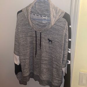 VS PINK GREY & BLACK SWEATSHIRT S.L